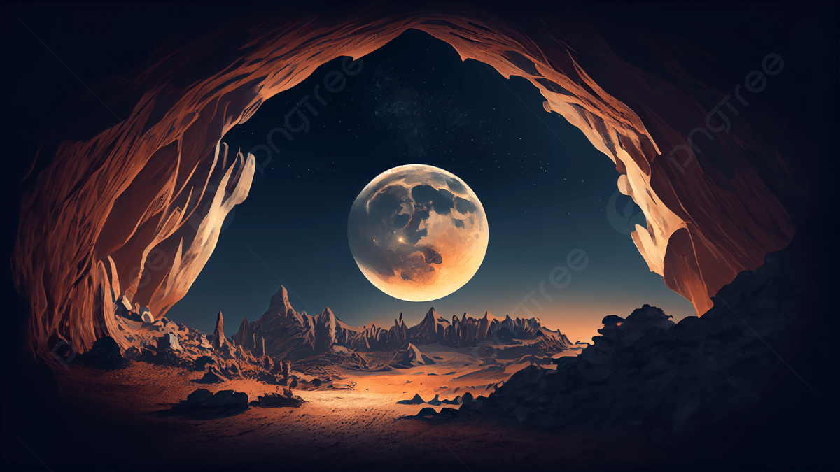 1200x675 Moon Cave Creative Illustration