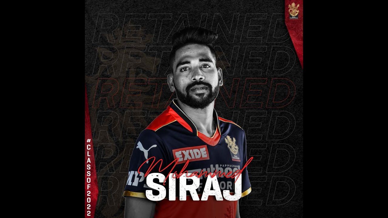1280x720 Mohammed Siraj. RCB. IPL