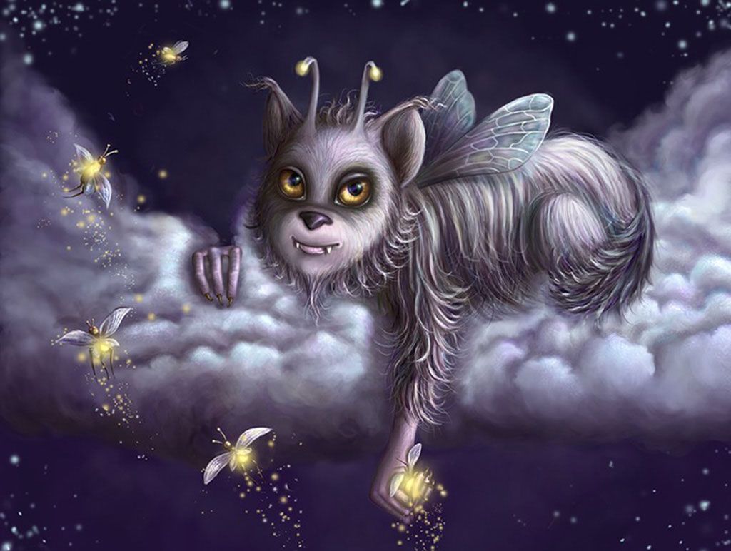 1024x772 Wallpaper Fantasy Magical animals