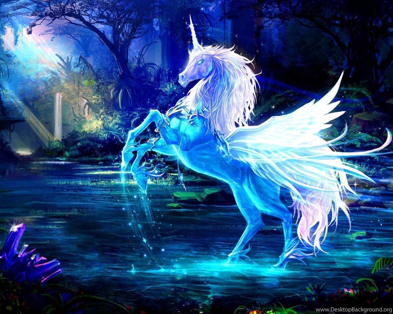 1280x1024 Unicorn Mythical Creatures Wallpaper