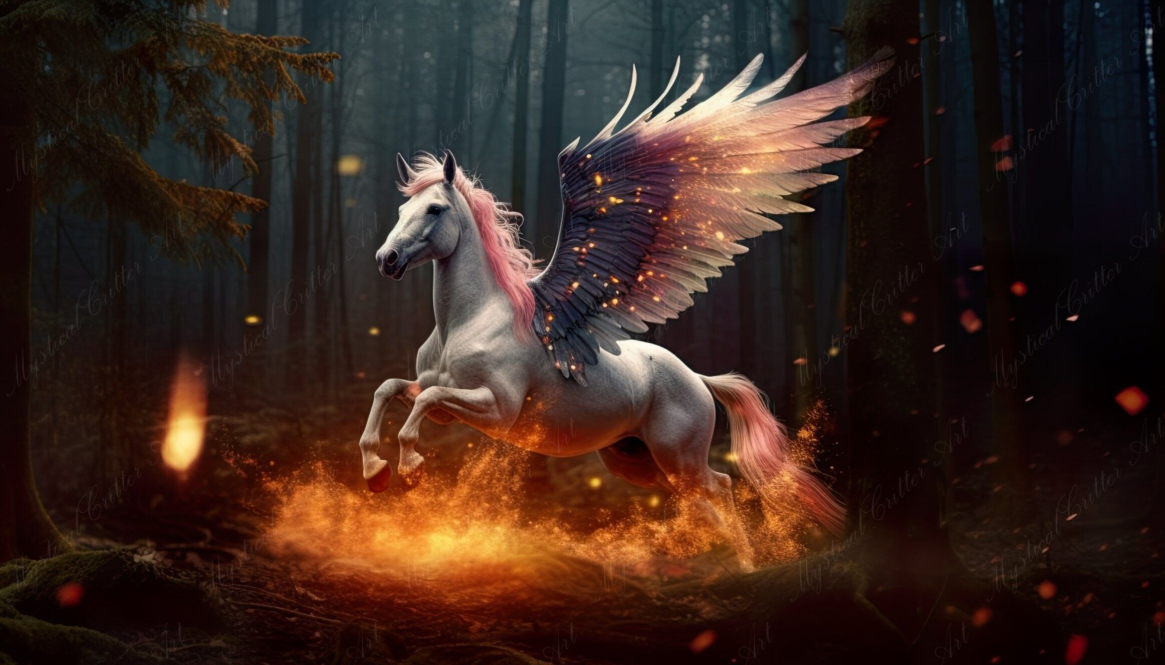 2325x1328 Fantastical Beasts Desktop Wallpaper