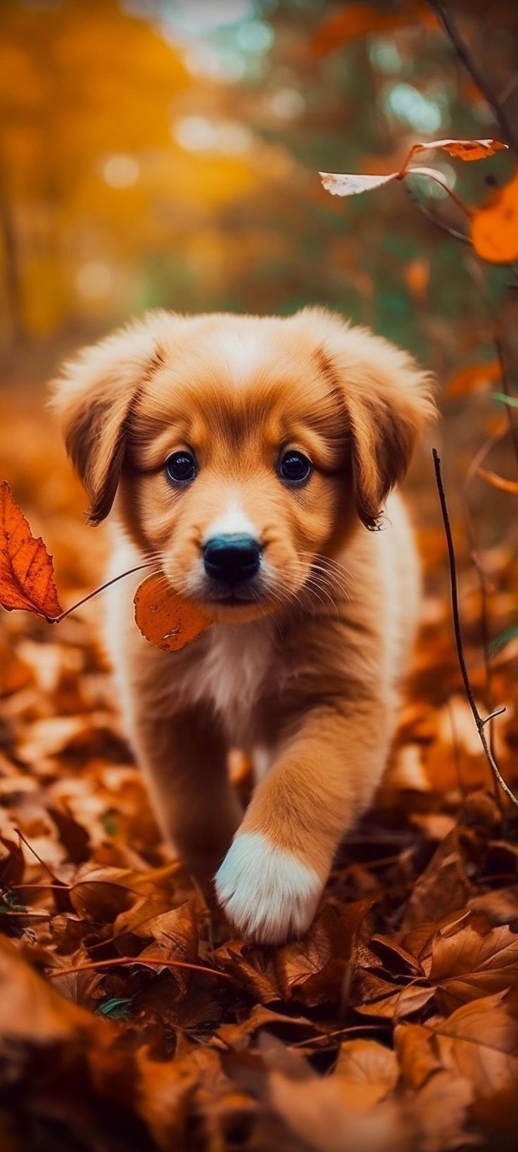 736x1635 Cute Puppy Wallpaper for Your Phone