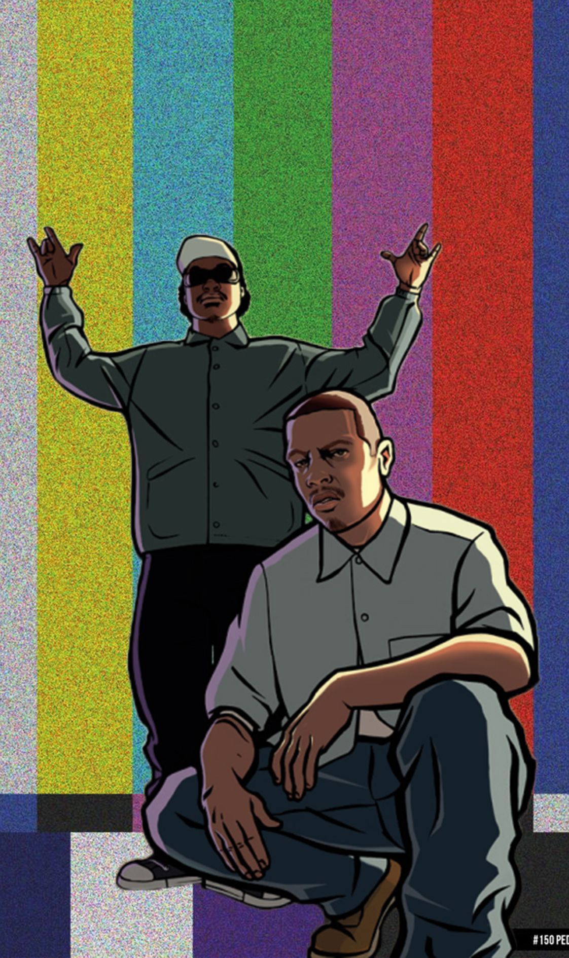 1122x1890 GTA San Andreas. Funny phone wallpaper