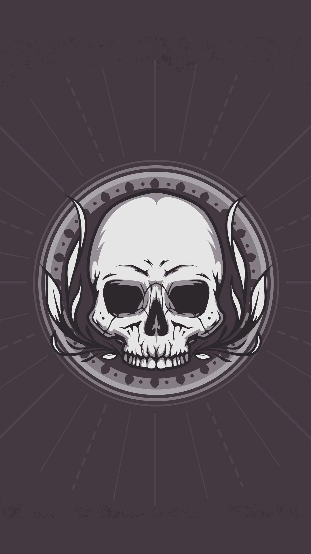 1080x1920 Wallpaper Galaxy S5 Skull