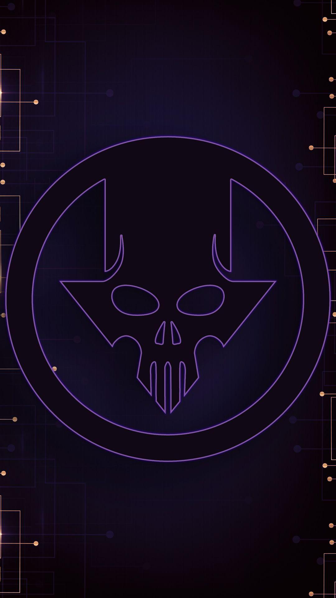 1080x1920 Cyber Skull HD Samsung Galaxy Phone Wallpaper