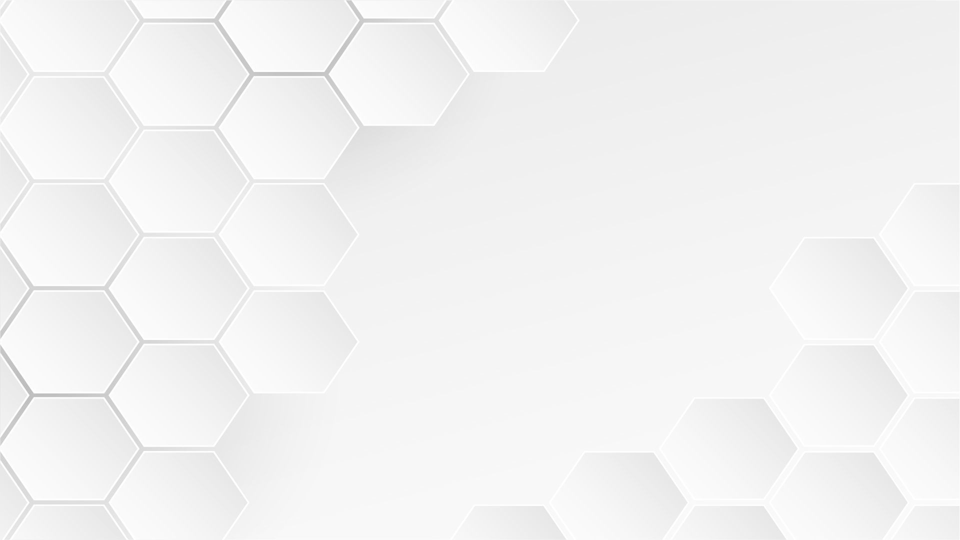 1920x1080 White Honeycomb Powerpoint Templates