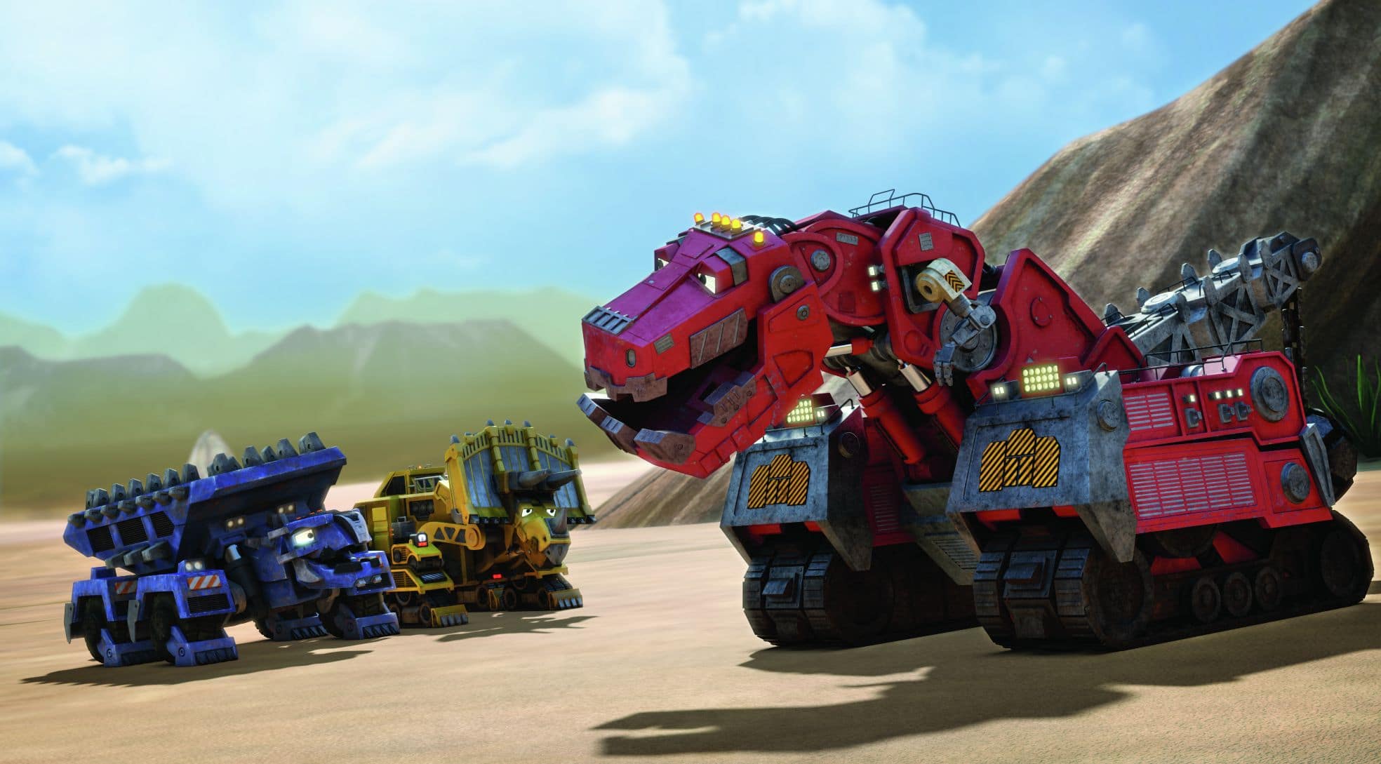 1968x1089 Kids with DreamWorks Dinotrux