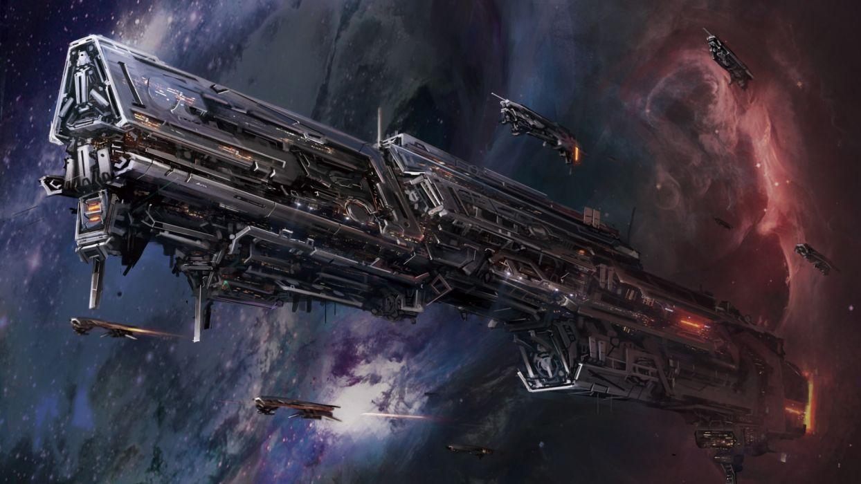 1244x700 Spaceship Spacecraft Vehicles Sci Fi Space Futuristic Art