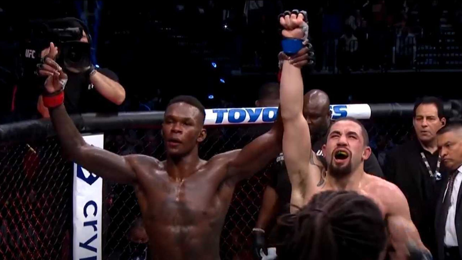 1920x1080 UFC 271: Robert Whittaker Falls Just