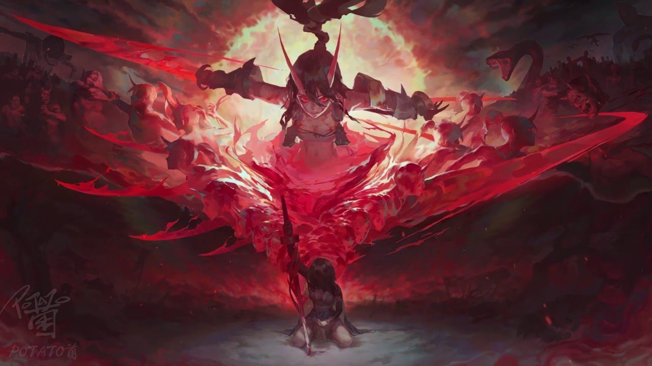1280x720 Girl Demon Anime Wallpaper