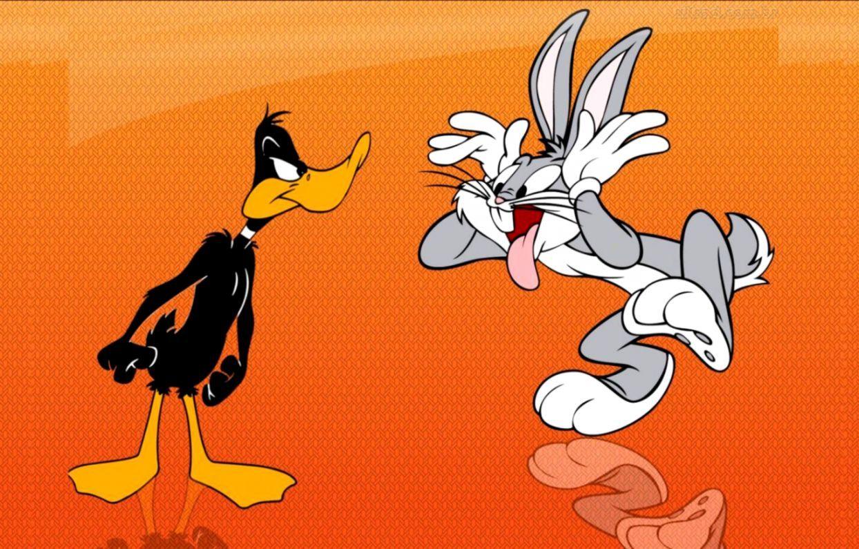 1244x795 Funny Cartoon Daffy Duck HD Wallpaper