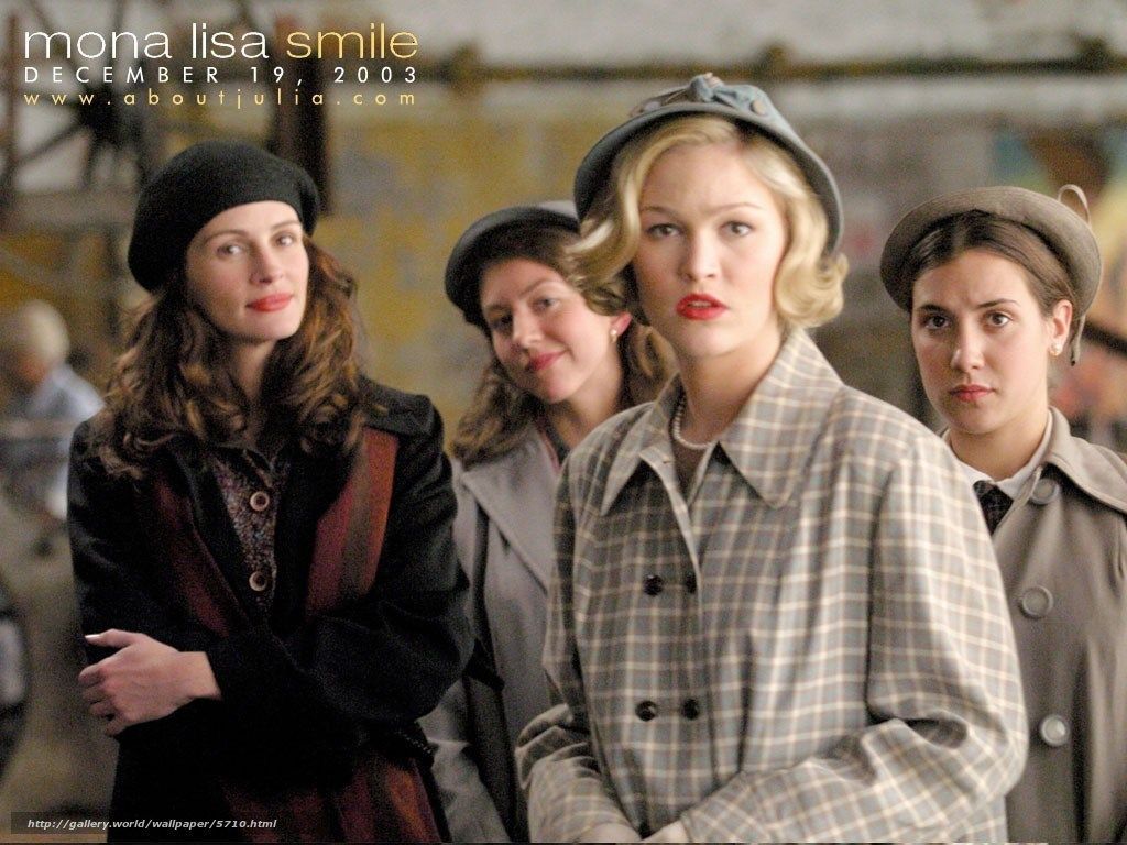 1024x768 Download wallpaper Mona Lisa Smile