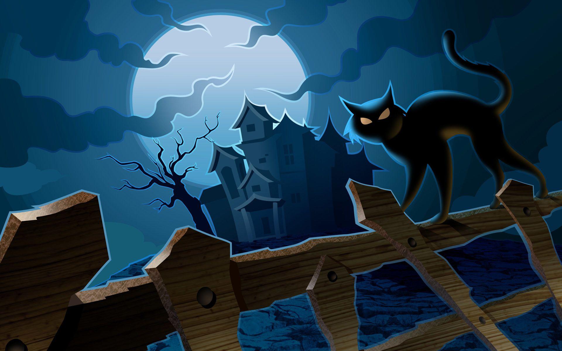 1920x1200 Funny Halloween Background