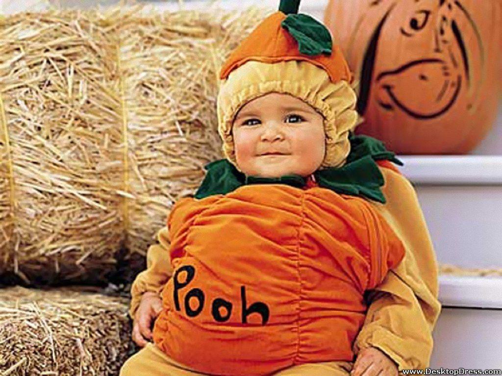 1024x768 Halloween Babies Wallpaper