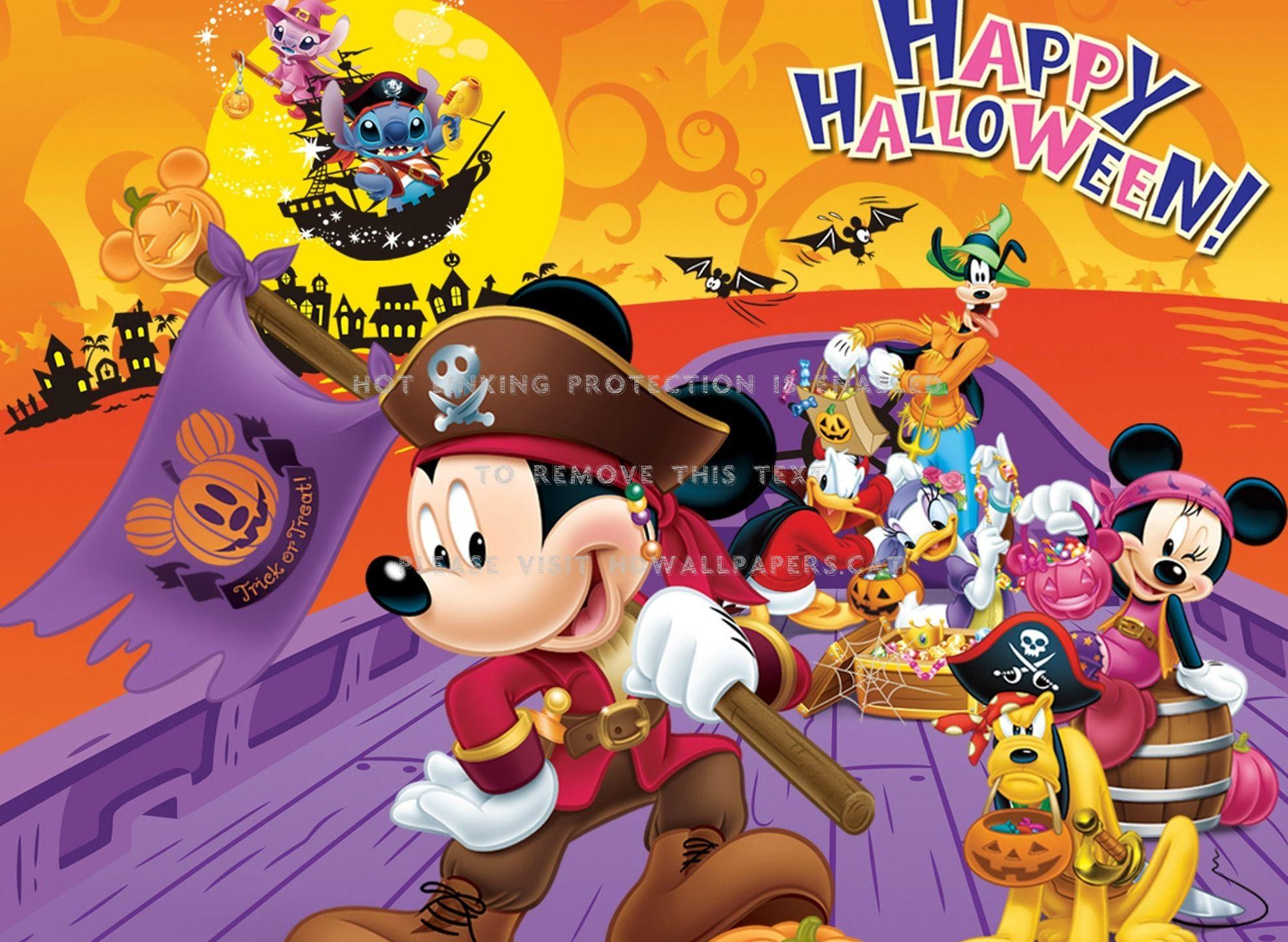 1970x1440 happy halloween! mickey mouse pluto minnie