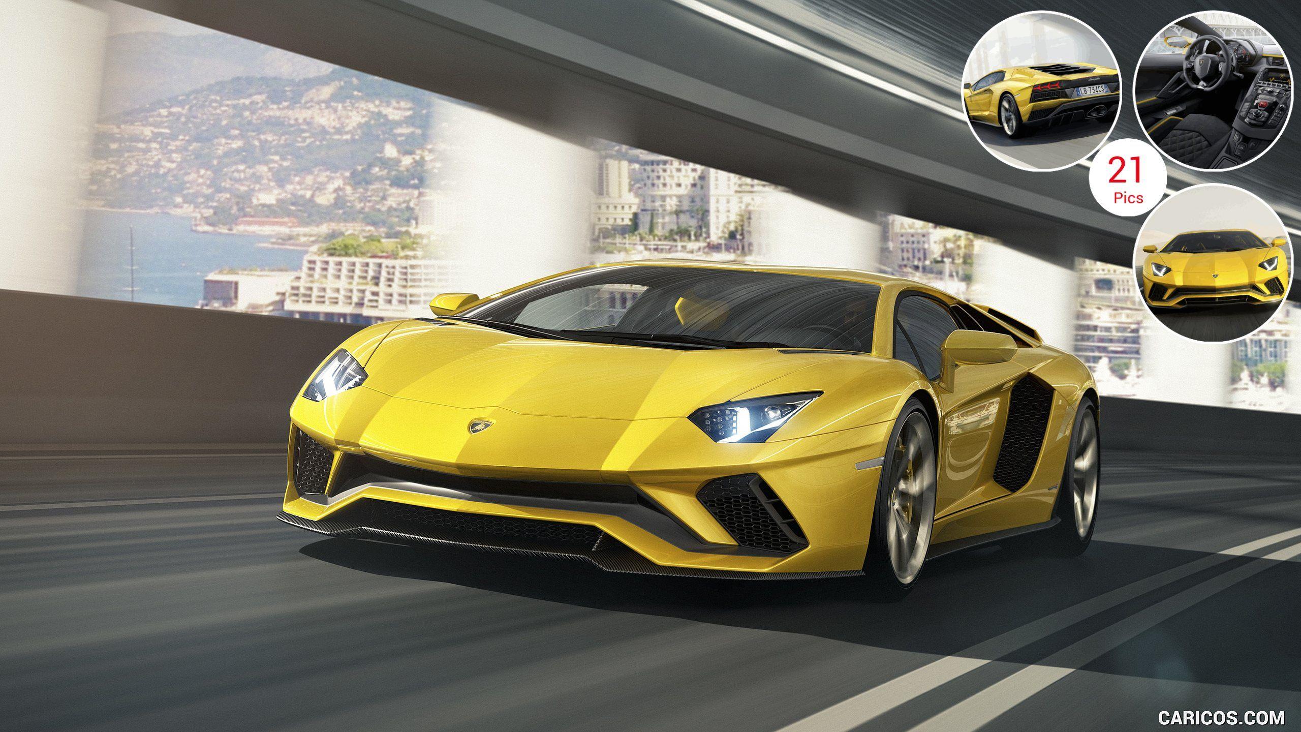 2560x1440 Lamborghini Aventador S. HD Wallpaper