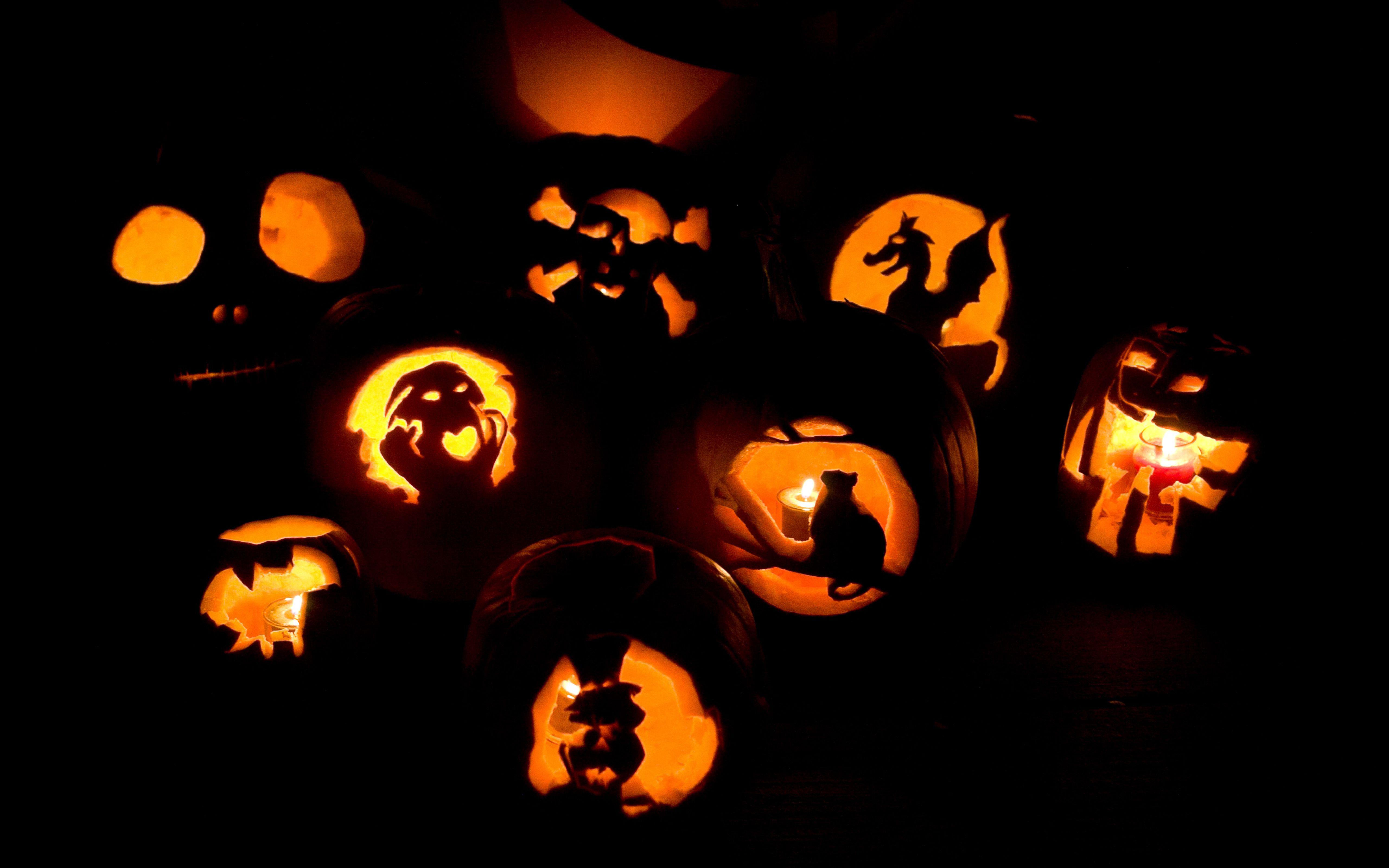 5120x3200 Halloween black cat wallpaper Gallery