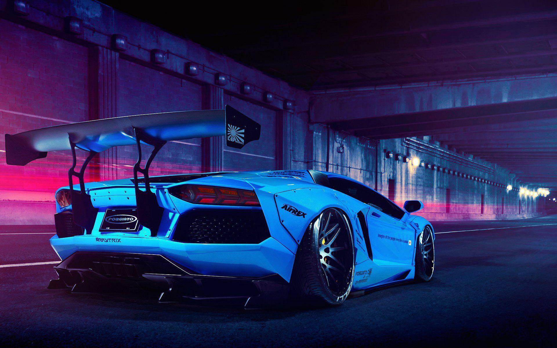 Blue Lamborghini Aventador Wallpapers - Top Free Blue Lamborghini