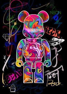 236x330 Bear Brick Wallpaper