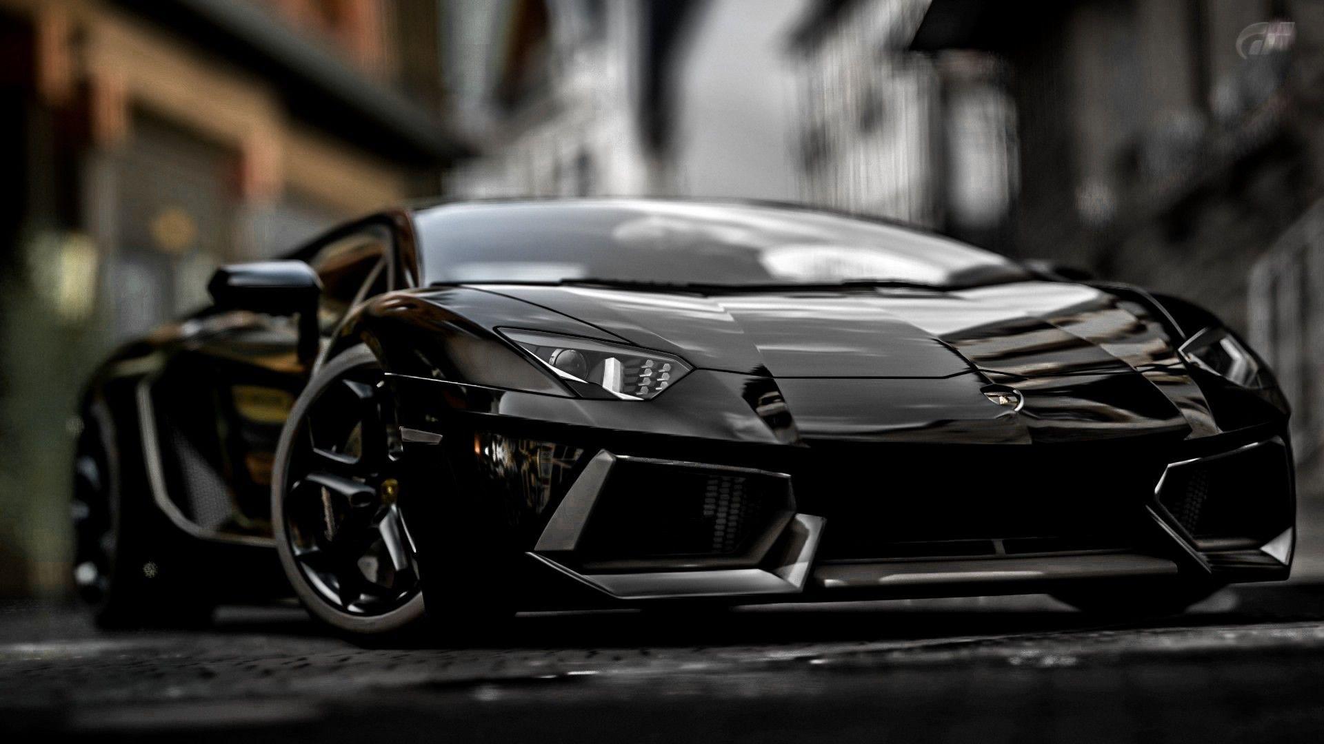 Lamborghini Aventador Black Hd Wallpaper