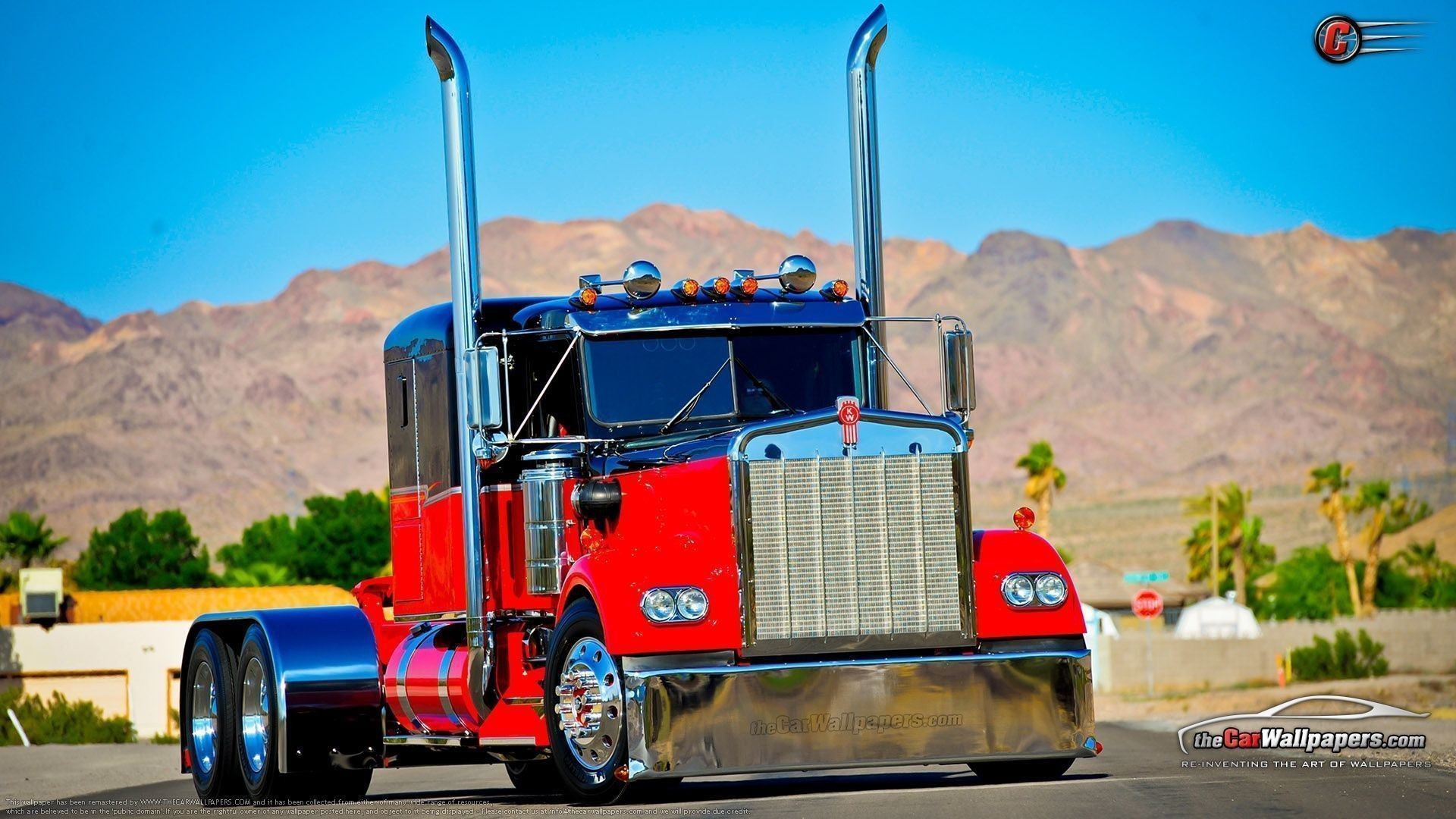 1920x1080 Semi Truck Wallpaper Image