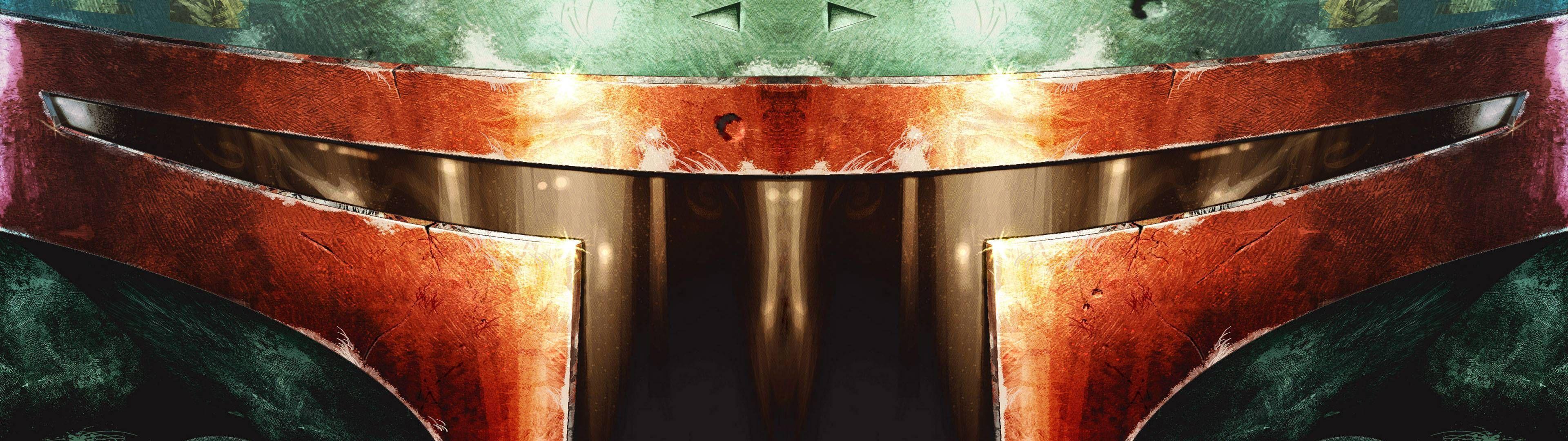 3840x1080 Star Wars Boba Fett dual screen wallpaper. Star wars wallpaper, Boba fett wallpaper, Death star wallpaper