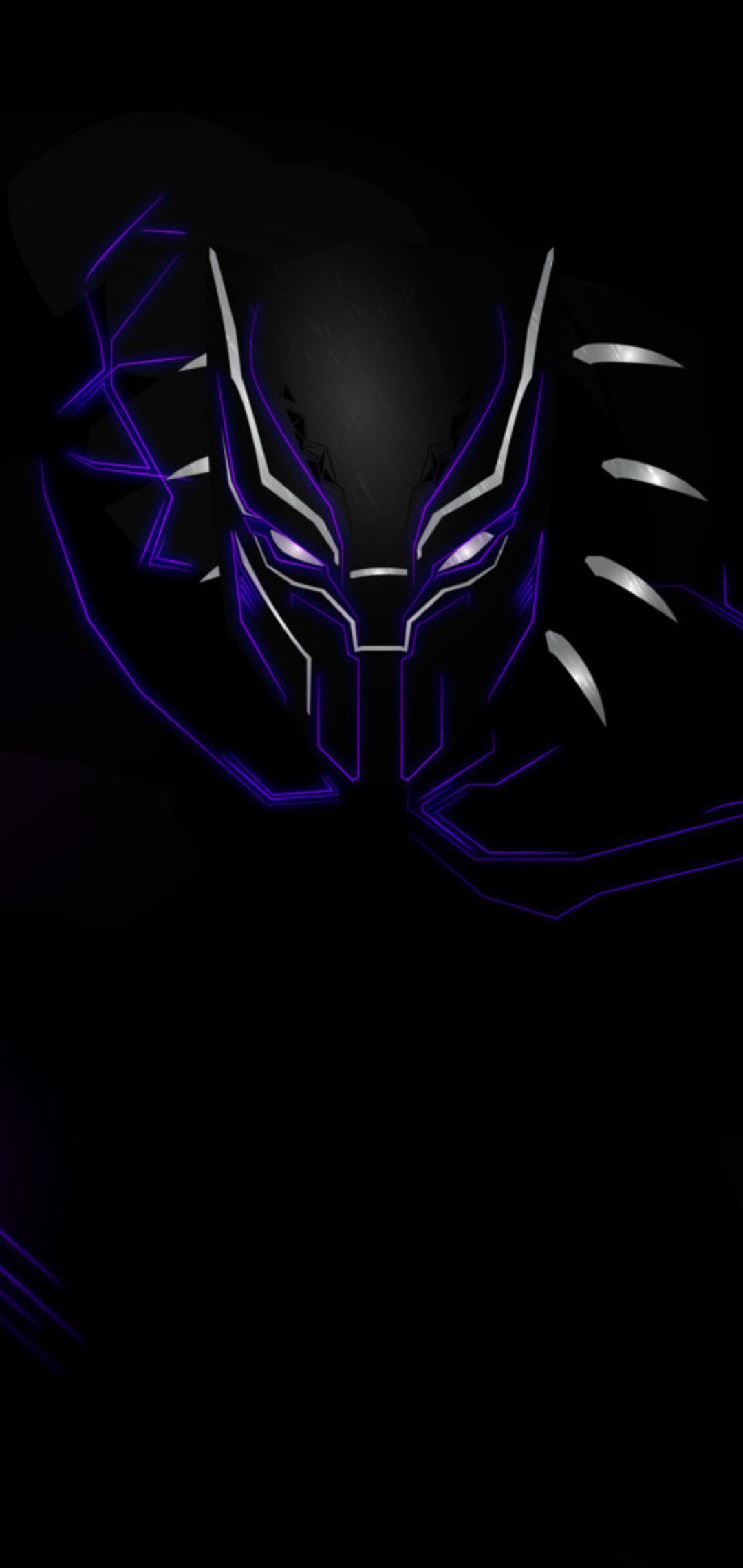 1080x2280 Black Panther Art 1080p One