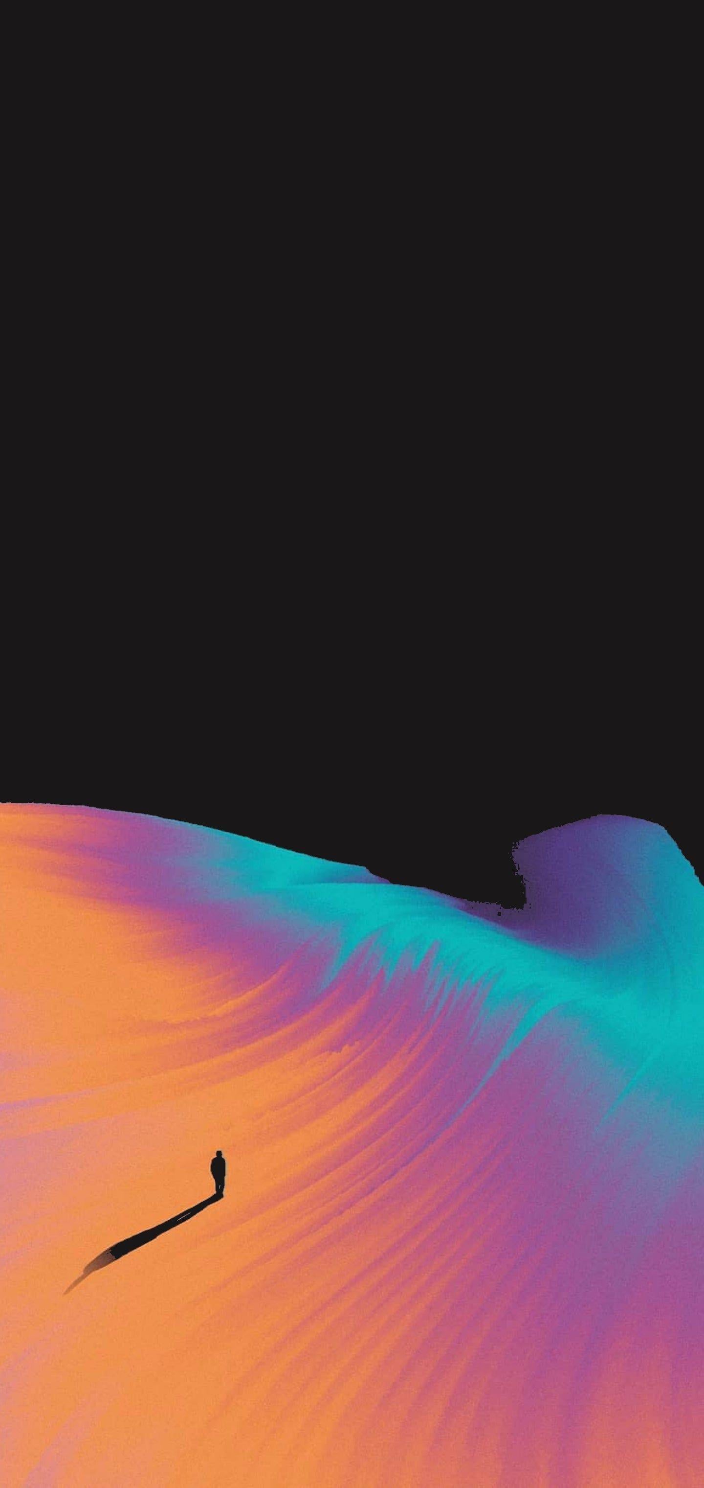 1440x3040 Rain of Rays. iPhone X Wallpaper