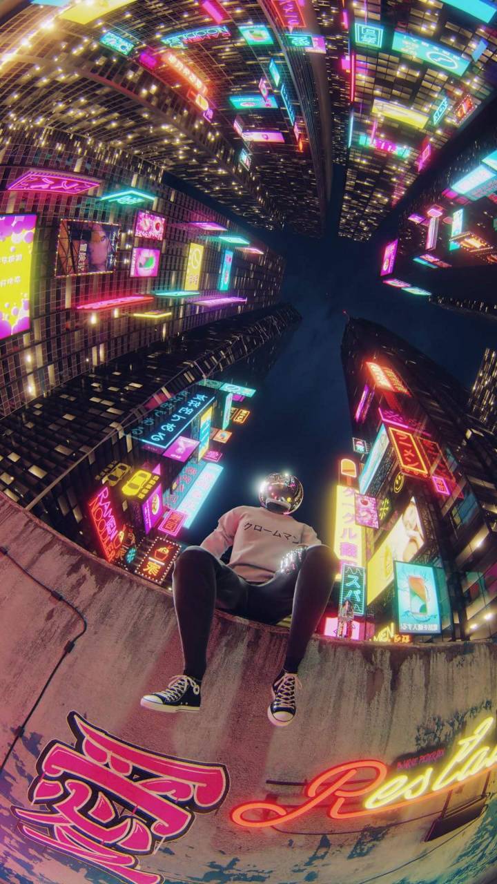720x1280 Neo Tokyo Wallpaper