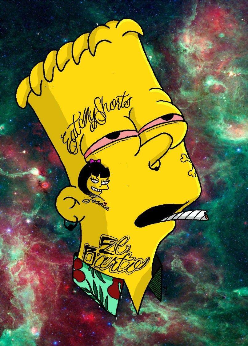 Depress sad Bart Simpson supreme cry wallpaper for depress boy #audio