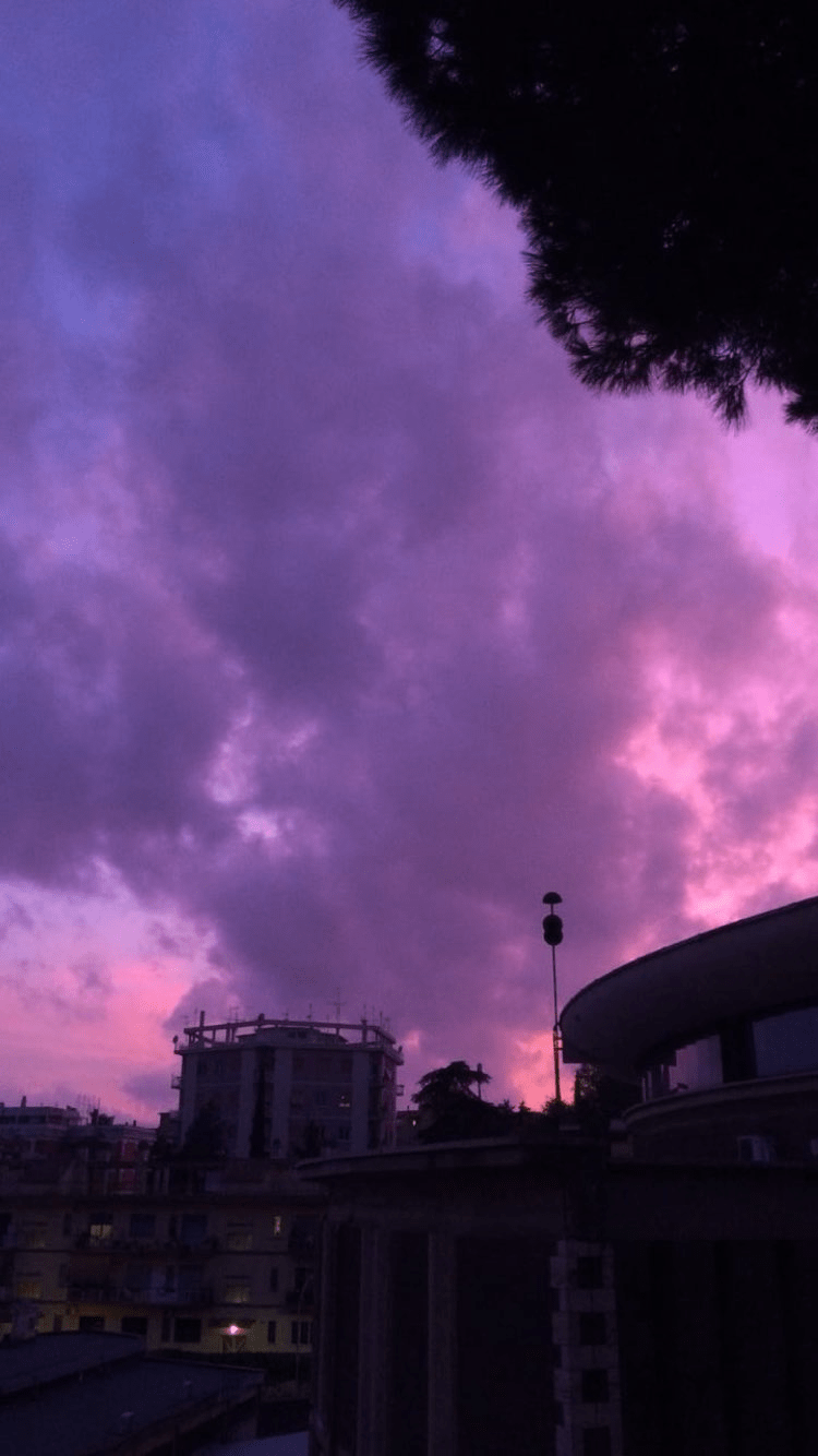 750x1334 gorgeous. purple. Sky aesthetic, Aesthetic