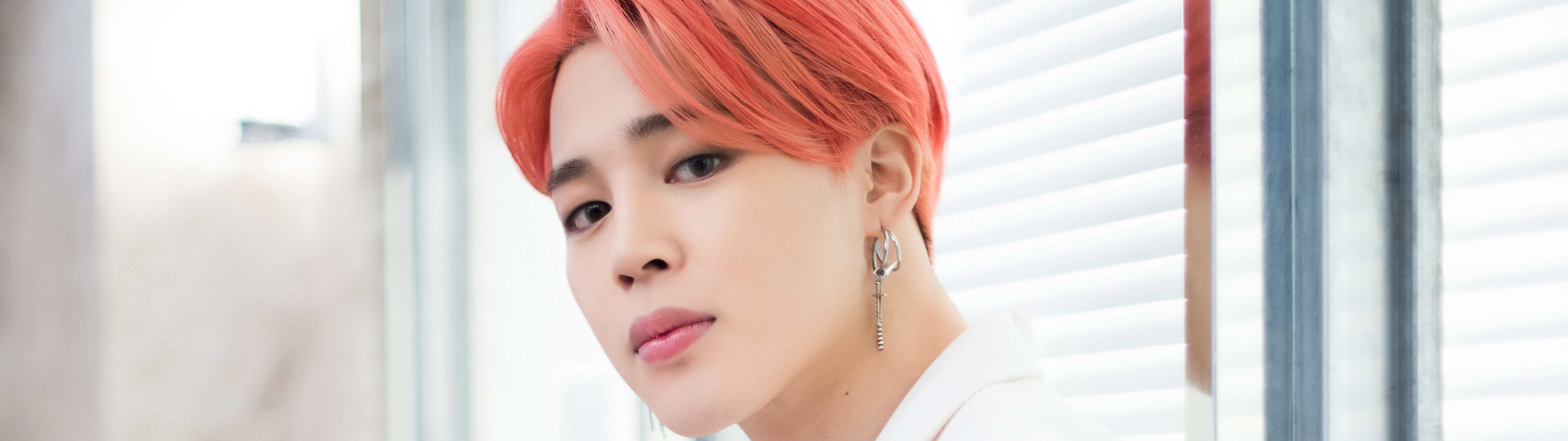 7680x2160 Jimin BTS Boy With Luv 4K Wallpaper