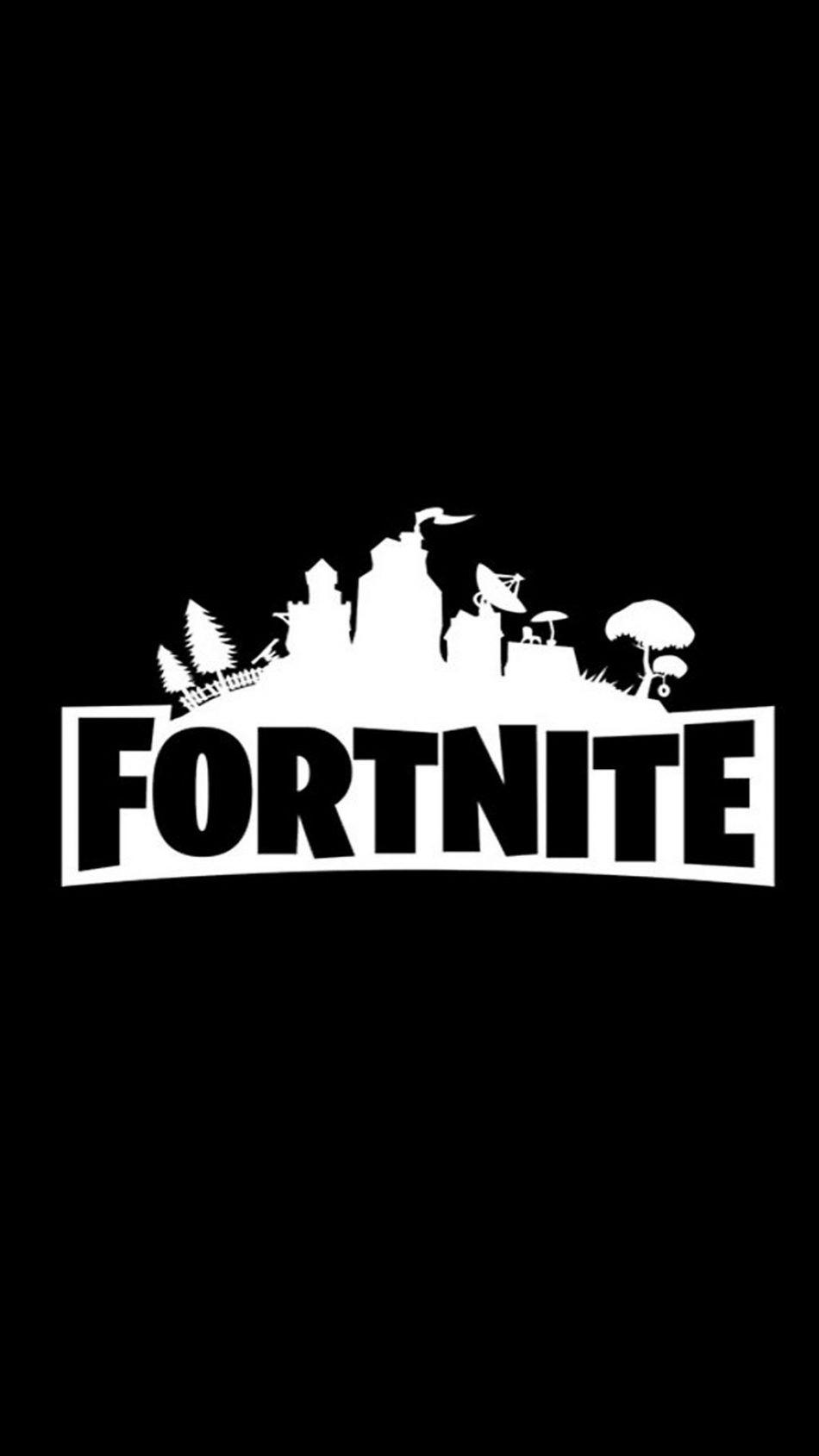 950x1689 Download Fortnite Battle Royale Logo Minimal Free Pure 4K