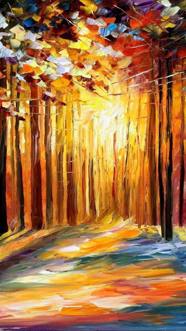 750x1334 Artistic Painting Phone Wallpaper