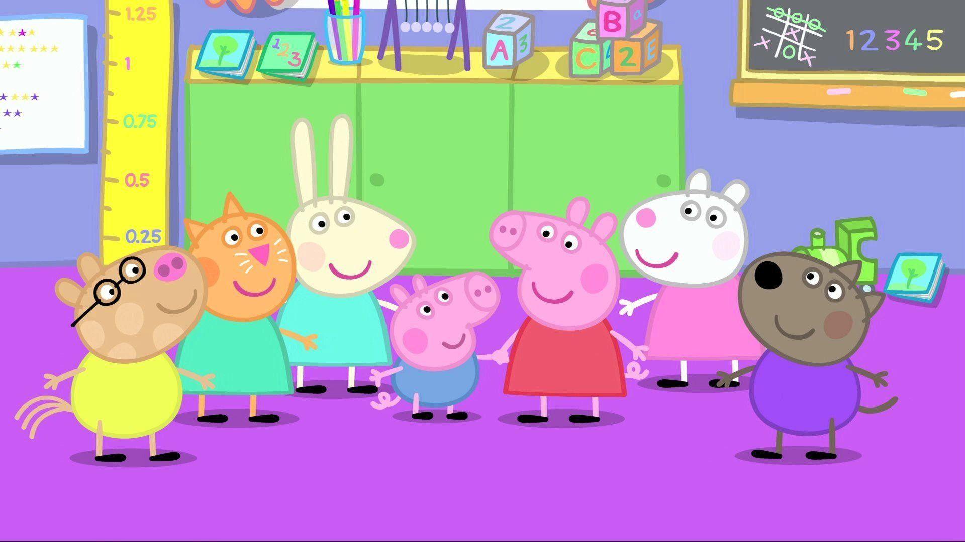 1920x1080 Peppa Pig hình nền