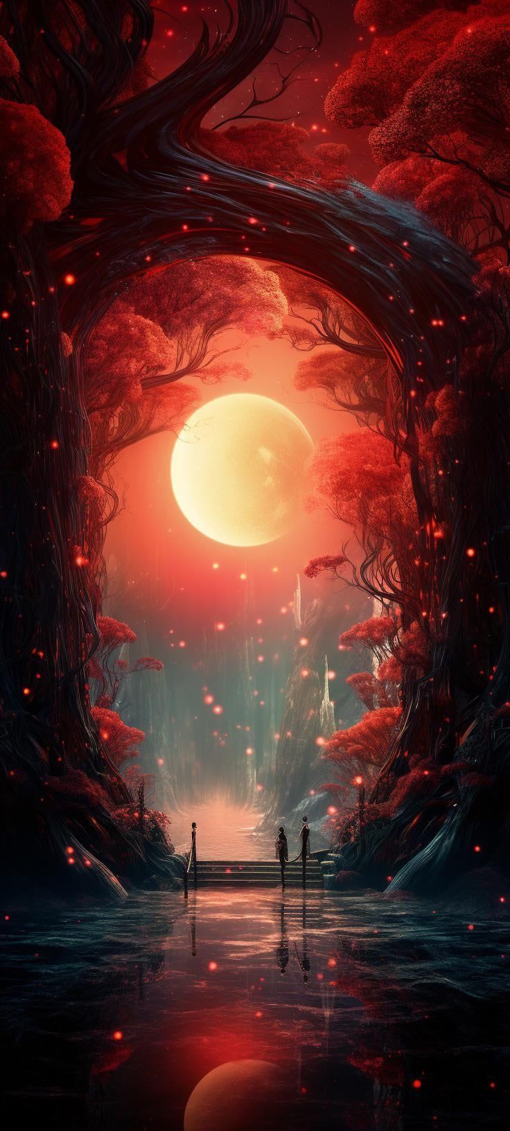 736x1632 making Abstract Fantasy Wallpaper
