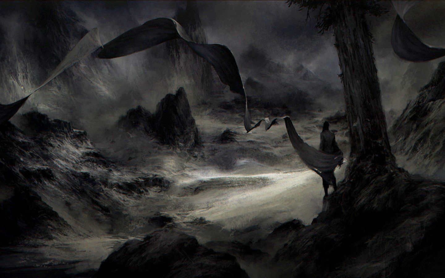 1440x900 Dark, Art, Digital Art, Surreal