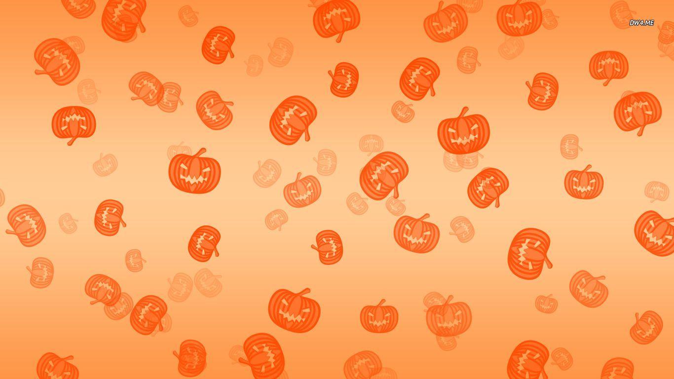 1366x768 Cute Halloween Computer Wallpaper at