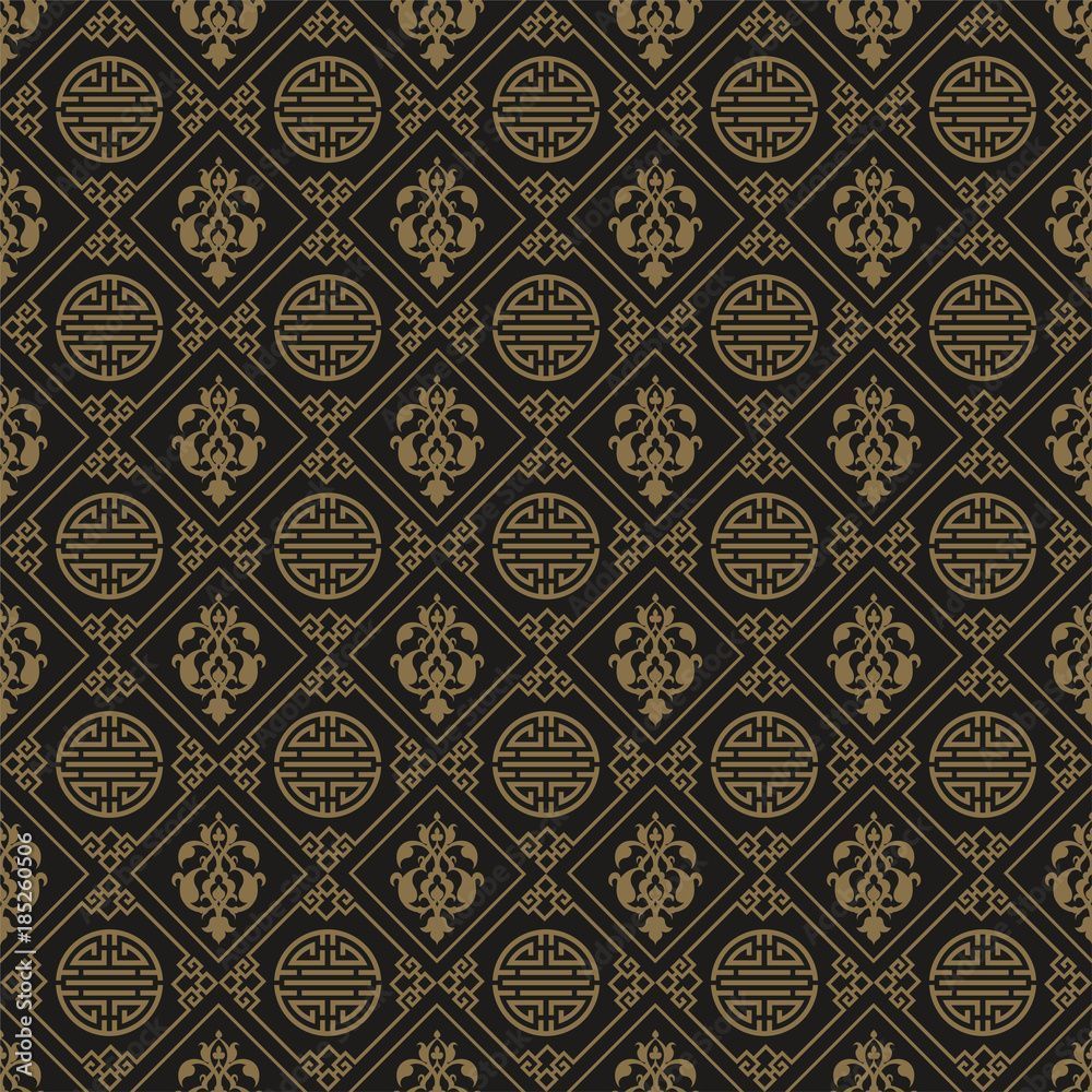 1000x1000 Chinese wallpaper pattern, Asian style