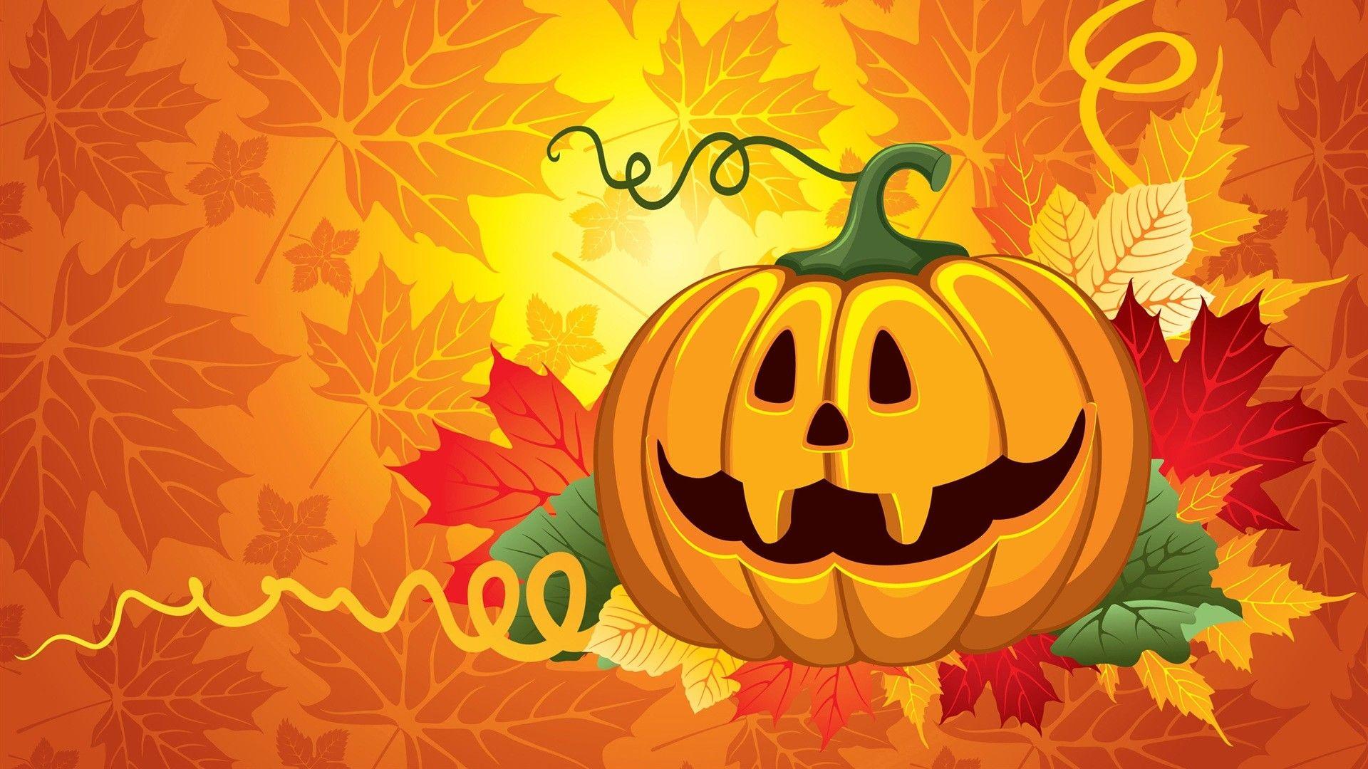 1920x1080 Cute Halloween Desktop Wallpaper background picture