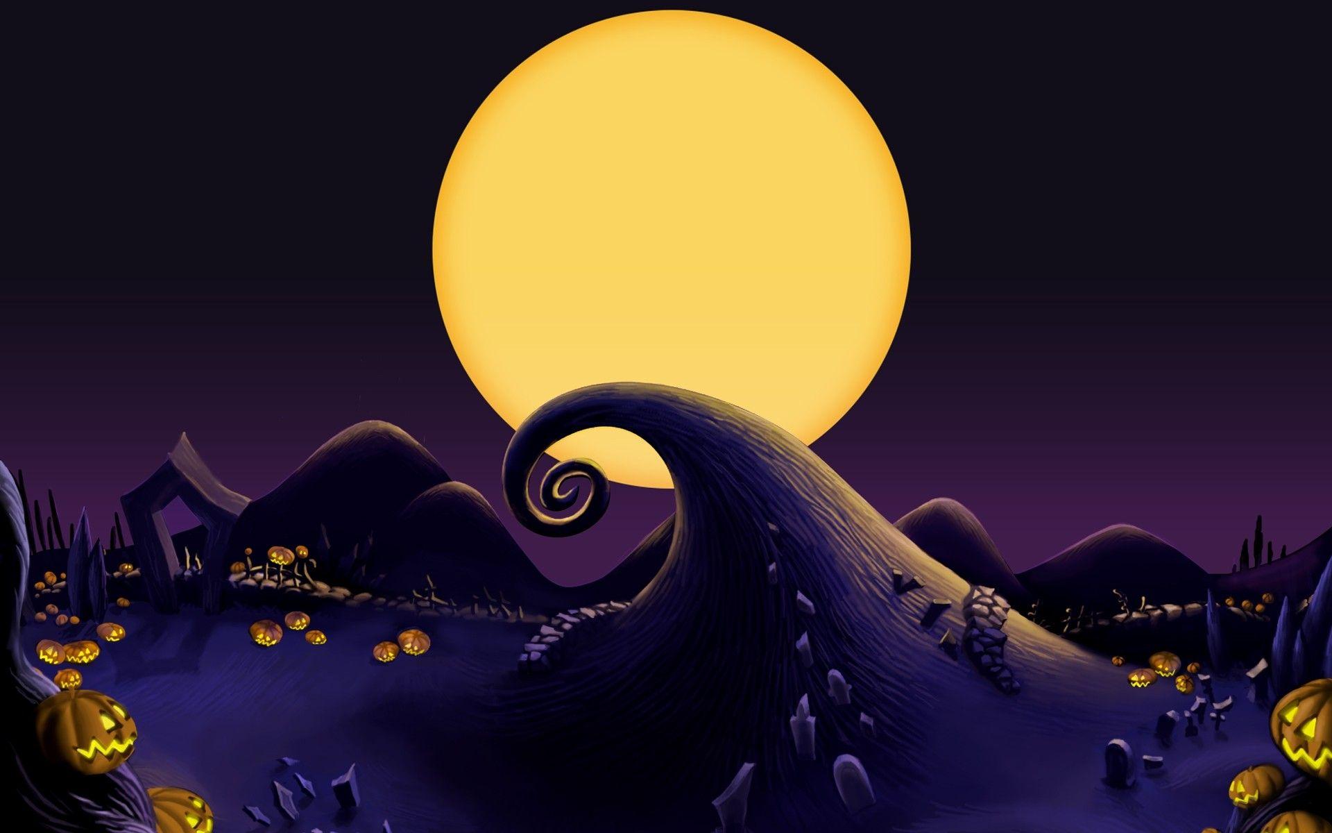 1920x1200 Disney Halloween Wallpaper Background