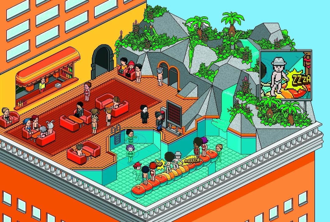 1083x730 Habbo Wallpaper