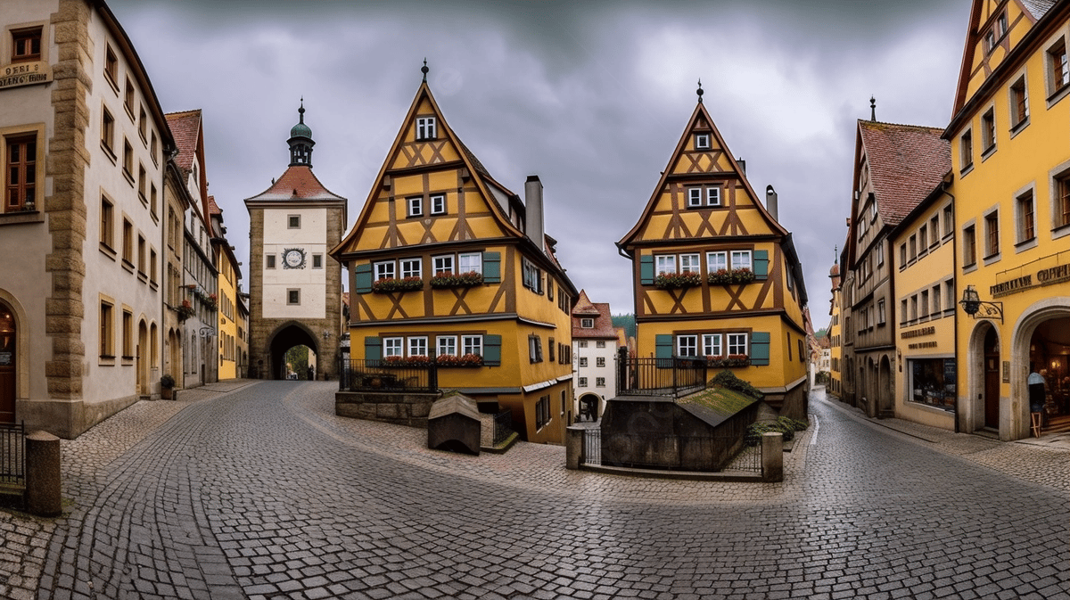 1200x673 Germany Rothenburg Cityscape
