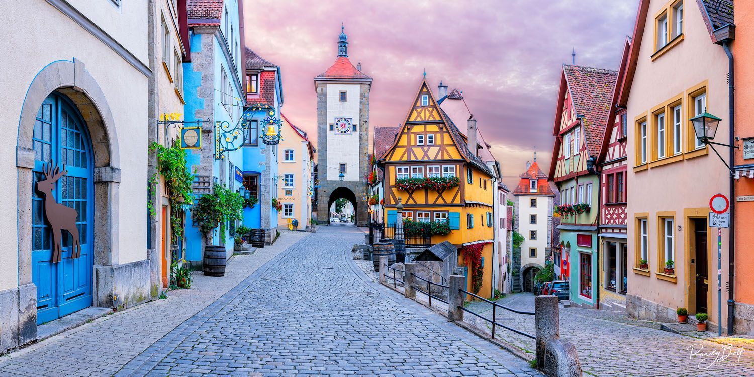 1500x750 Plonlein Panorama. Rothenburg Ob Der