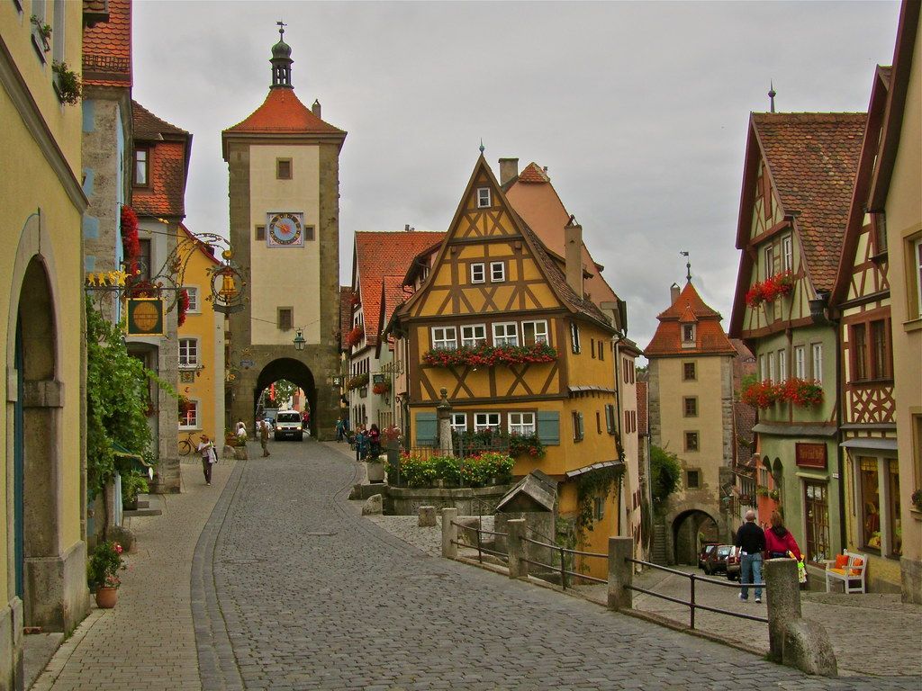 1024x768 Rothenburg, Germany. Rothenburg Ob Der