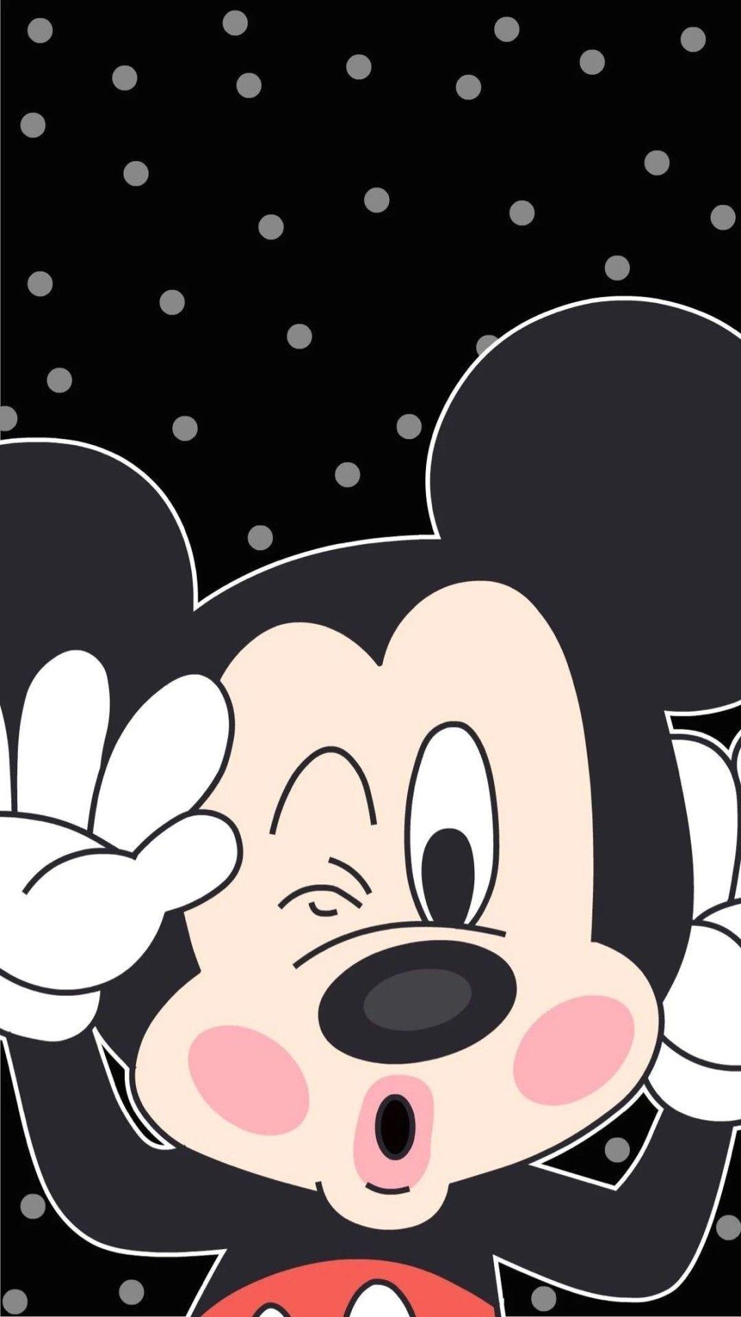 1080x1920 Bức tường Mickey dễ thương.  Hình nền Disney, Kartun, Kartun Disney
