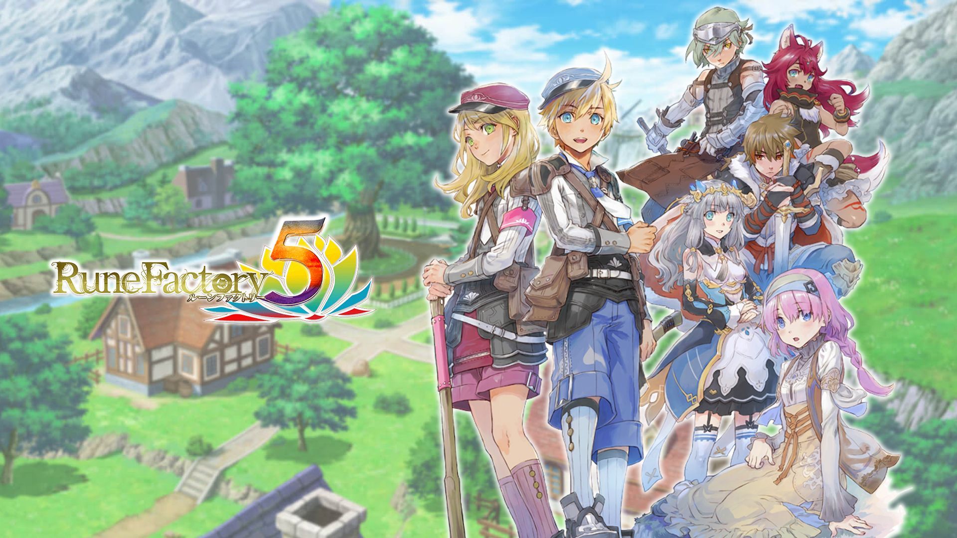 1920x1080 Rune Factory 5 Outfit DLC Listing