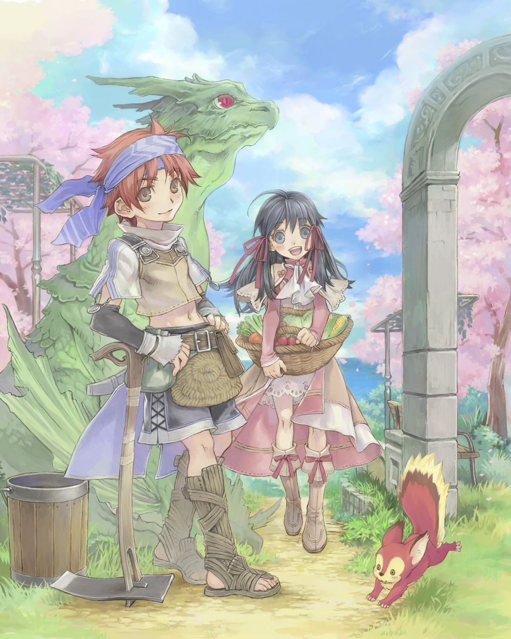 1000x1249 Mana (Rune Factory 2) Anime