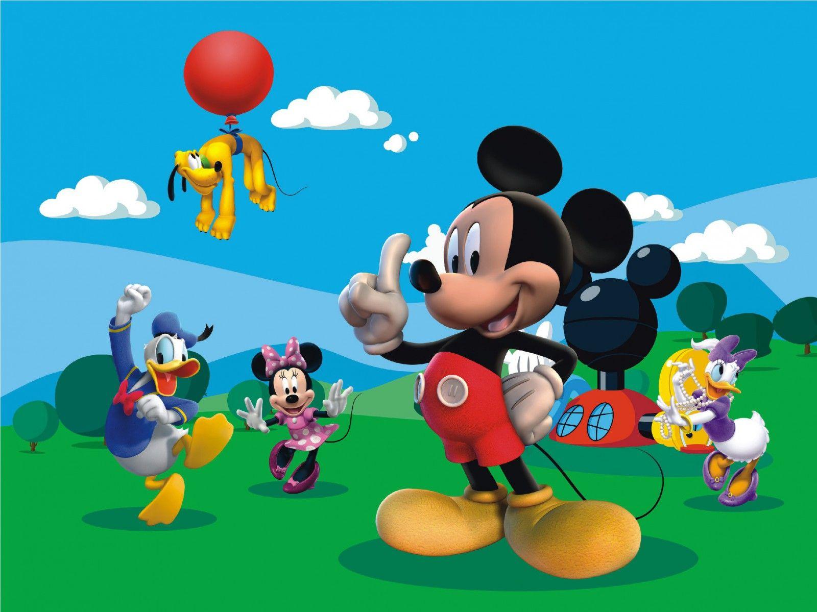 Hình nền ảnh 1600x1199 XXL Bức tranh tường Disney Mickey Mouse Donald Duck