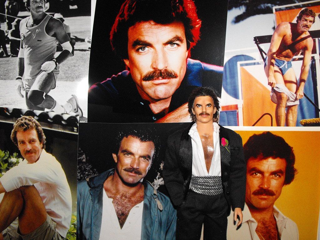 1024x768 Tom Selleck Ken Action Figure